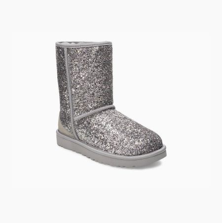 UGG Classic Short Cosmos Silver Boots for Women (SZYP93076)